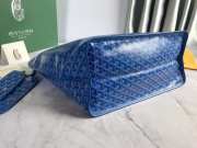 Goyard Artois Tote Bag In Blue 39x32x19cm - 4