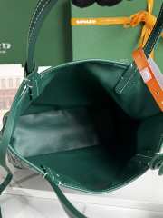 Goyard Anjou mini tote bag in green 20x20x10cm - 3