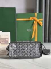 Goyard Anjou mini tote bag in grey 20x20x10cm - 2