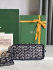 Goyard Anjou mini tote bag in black 20x20x10cm - 6