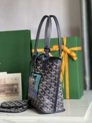 Goyard Anjou mini tote bag in black 20x20x10cm - 5