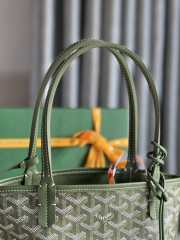 Goyard Mini Anjou Reversible Green Tote Bag 20x20x10cm - 6