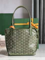 Goyard Mini Anjou Reversible Green Tote Bag 20x20x10cm - 5