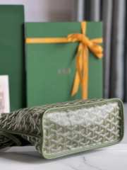 Goyard Mini Anjou Reversible Green Tote Bag 20x20x10cm - 3