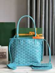 Goyard Mini Anjou Reversible Light Blue Tote Bag 20x20x10cm - 1