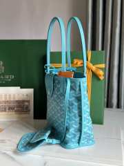 Goyard Mini Anjou Reversible Light Blue Tote Bag 20x20x10cm - 3