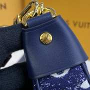 Louis Vuitton Loop Denim Bag Navy Blue 23x13x6cm - 2