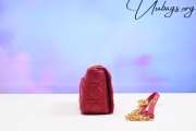 Dior Small Caro Bag Red Supple Cannage Calfskin 20x12x7cm - 6