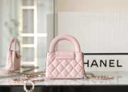 Chanel Clutch With Chain Shiny Aged Calfskin & Gold-Tone Metal Light Pink 8.3x12.5x4cm - 3