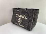 Chanel Deauville S2021 Tote Bag In Black 34x28x14.5cm - 6