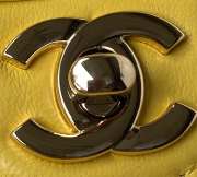 Chanel Love Heart Bag In Yellow 16.5x18x6.5cm - 2