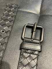 Bottega Veneta Belt In Black 3.5cm - 3