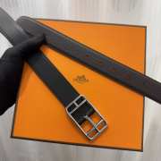 Hermes belt in black 3.2cm  - 1