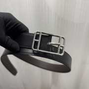 Hermes belt in black 3.2cm  - 6