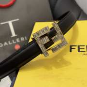 Fendi belt silver/ gold buckle 2cm - 6