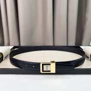 YSL 01 black belt gold buckle 3cm - 1