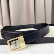 YSL 01 black belt gold buckle 3cm - 2