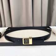 YSL 02 black belt gold buckle 3cm - 1