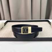 YSL 02 black belt gold buckle 3cm - 4