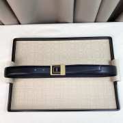 YSL 02 black belt gold buckle 3cm - 3