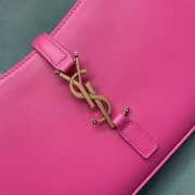 YSL Le 5 À 7 In Shiny Leather Bag In Pink 24.5x6x15cm - 2