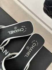 Chanel PVC Slides In Black 3cm - 3