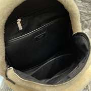 YSL City large backpack in lamb wool 31x41x22cm - 2