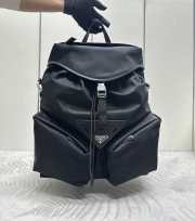 Prada nylon backpack in black 42x38x18cm - 1