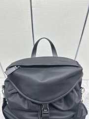 Prada nylon backpack in black 42x38x18cm - 2