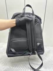 Prada nylon backpack in black 42x38x18cm - 5