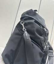 Prada nylon backpack in black 42x38x18cm - 3