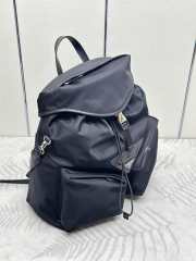 Prada nylon backpack in black 42x38x18cm - 4