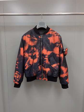 Prada Men's Printed Re-Nylon bomber jacket