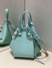 Loewe Light Blue Hammock Leather Shoulder Bag 20.2x17x20cm - 6