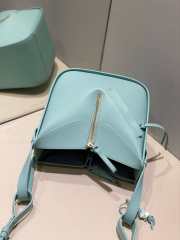 Loewe Light Blue Hammock Leather Shoulder Bag 20.2x17x20cm - 2