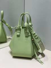 Loewe Light Green Hammock Leather Shoulder Bag 20.2x17x20cm - 6