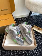 Louis Vuitton Skate Sneaker Grey Green  - 3