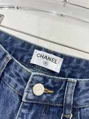 Chanel jeans double C printed denim blue - 5