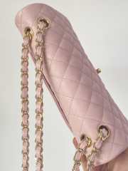 Chanel Rose Clair Caviar Classic Flap Bag 25cm - 2