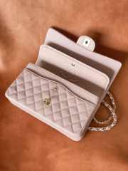 Chanel Rose Clair Caviar Classic Flap Bag 25cm - 4