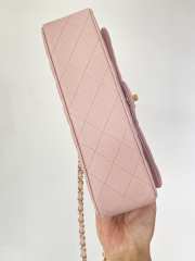 Chanel Rose Clair Caviar Classic Flap Bag 25cm - 6