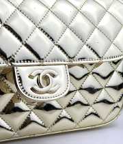 Chanel Mini Flap Bag & Star Coin Purse Gold Metal Pale metallic gold - 6