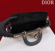 Dior D-Joy M0540 White Flower Bag 26x13.5x5cm - 3