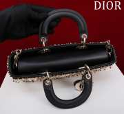 Dior D-Joy M0540 White Flower Bag 26x13.5x5cm - 6