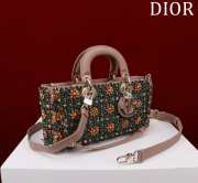 Dior D-Joy M0540 Pink Flower Bag 26x13.5x5cm - 4