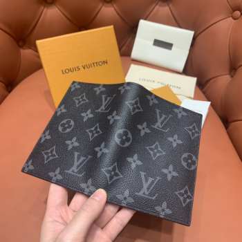 Louis Vuitton M64501 Passport Cover Monogram Eclipse 10x14x2.5cm