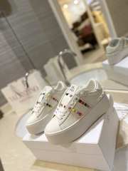 Valentino Garavani Rockstud Untitled with multicoloured studs trainer calfskin - 4