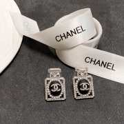 Chanel stone-encrusted perfume bottle earrings - 3