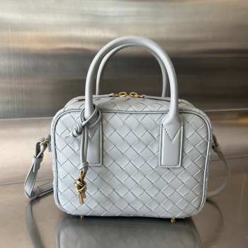 Bottega Veneta Small Getaway In Agate grey 23.5x17.5x9cm