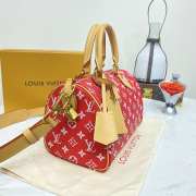 Louis Vuitton M24425 Speedy P9 Bandoulière In Red 25x15x15cm - 2